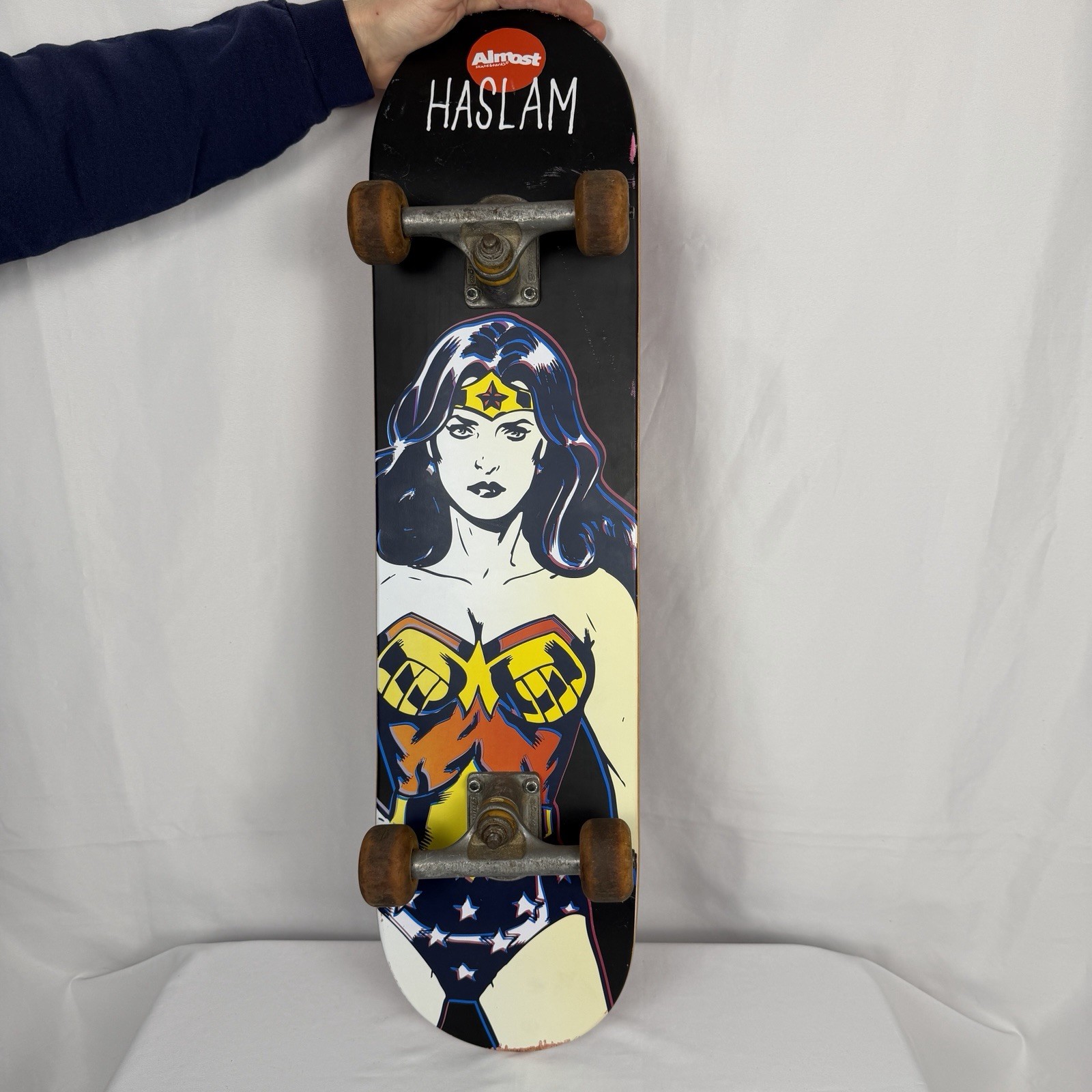 2014 Almost x DC Comics Chris Haslam Skateboard Wonder Woman Gullwing 31×8