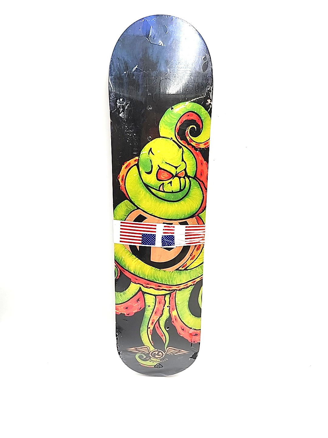 Kryptonics Skateboard Deck Evil Demon Green Octopus Graphic 31 Inches