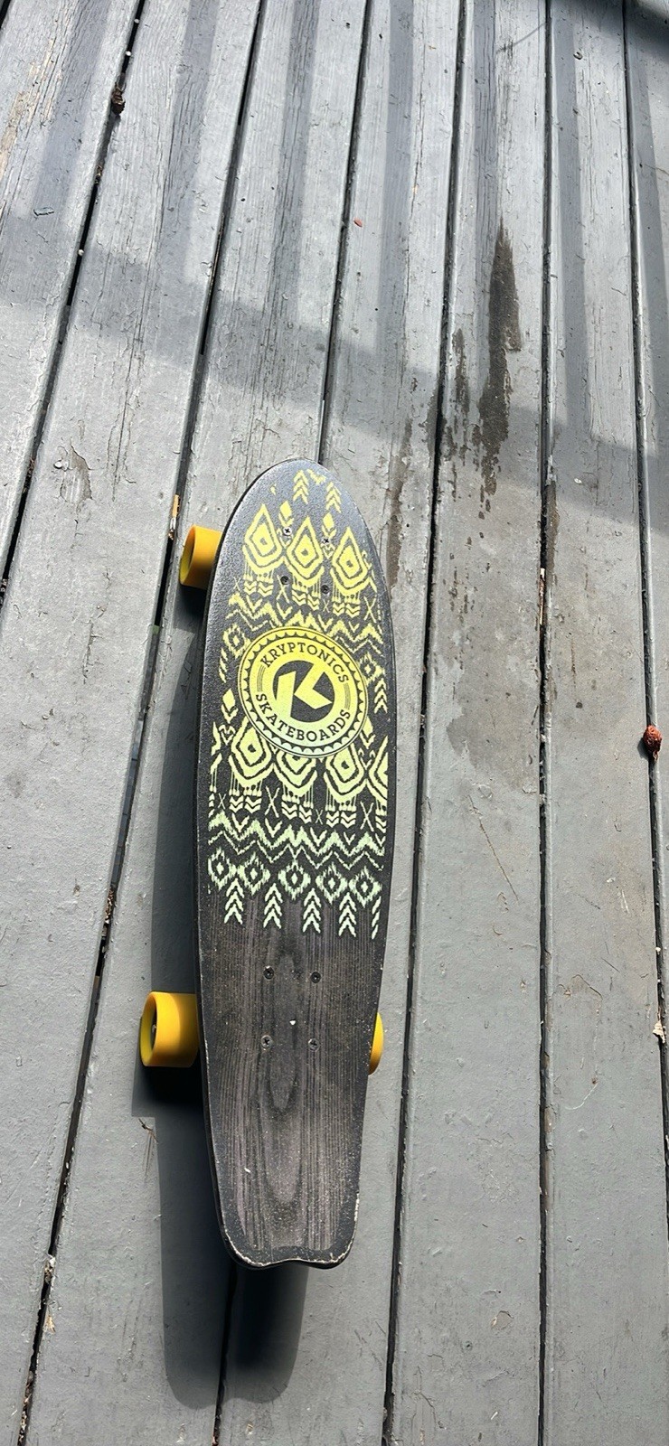 Kryptonics Cruiser Skateboard 28 Inch x 8 Inch Wave of Life