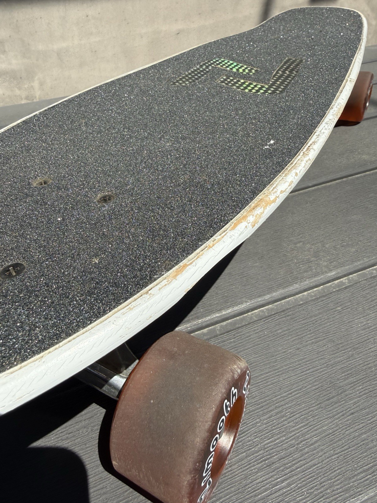 Z-Flex Jimmy Plummer Vintage Skateboard White COMPLETE Board