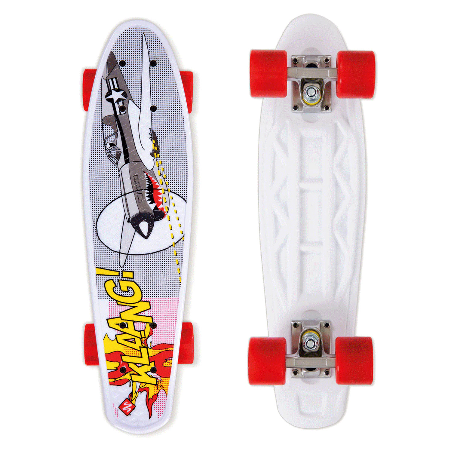 Street Surfing Plastic Cruiser Skateboard Pop Board World War II