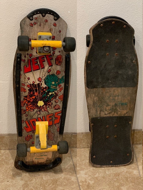Jeff Jones Variflex Skateboard XP Series with Pro Rage Wheels 31 x 10