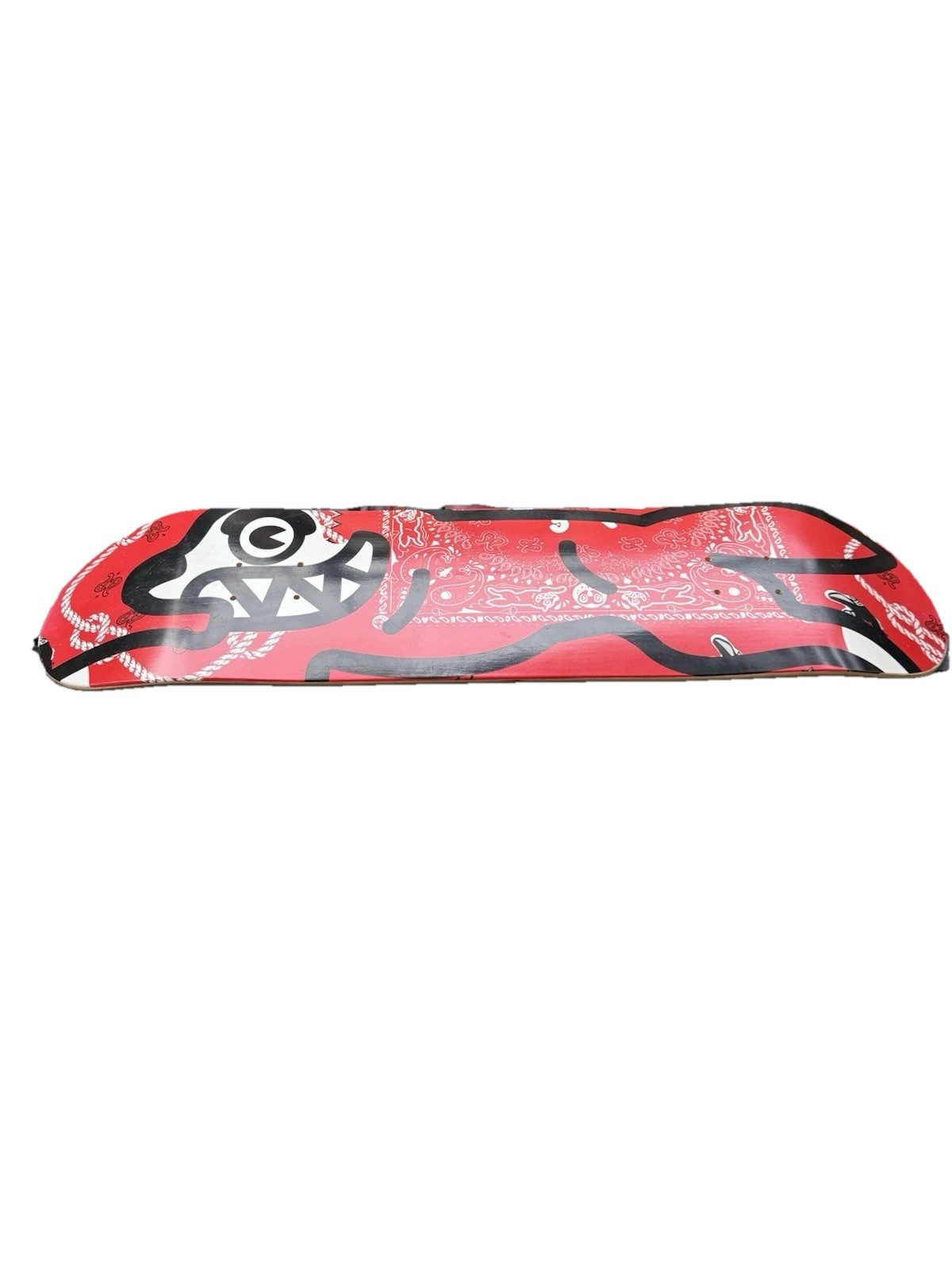 Ice Cream Red Bandana Skate Board Dog Collar Size Medium