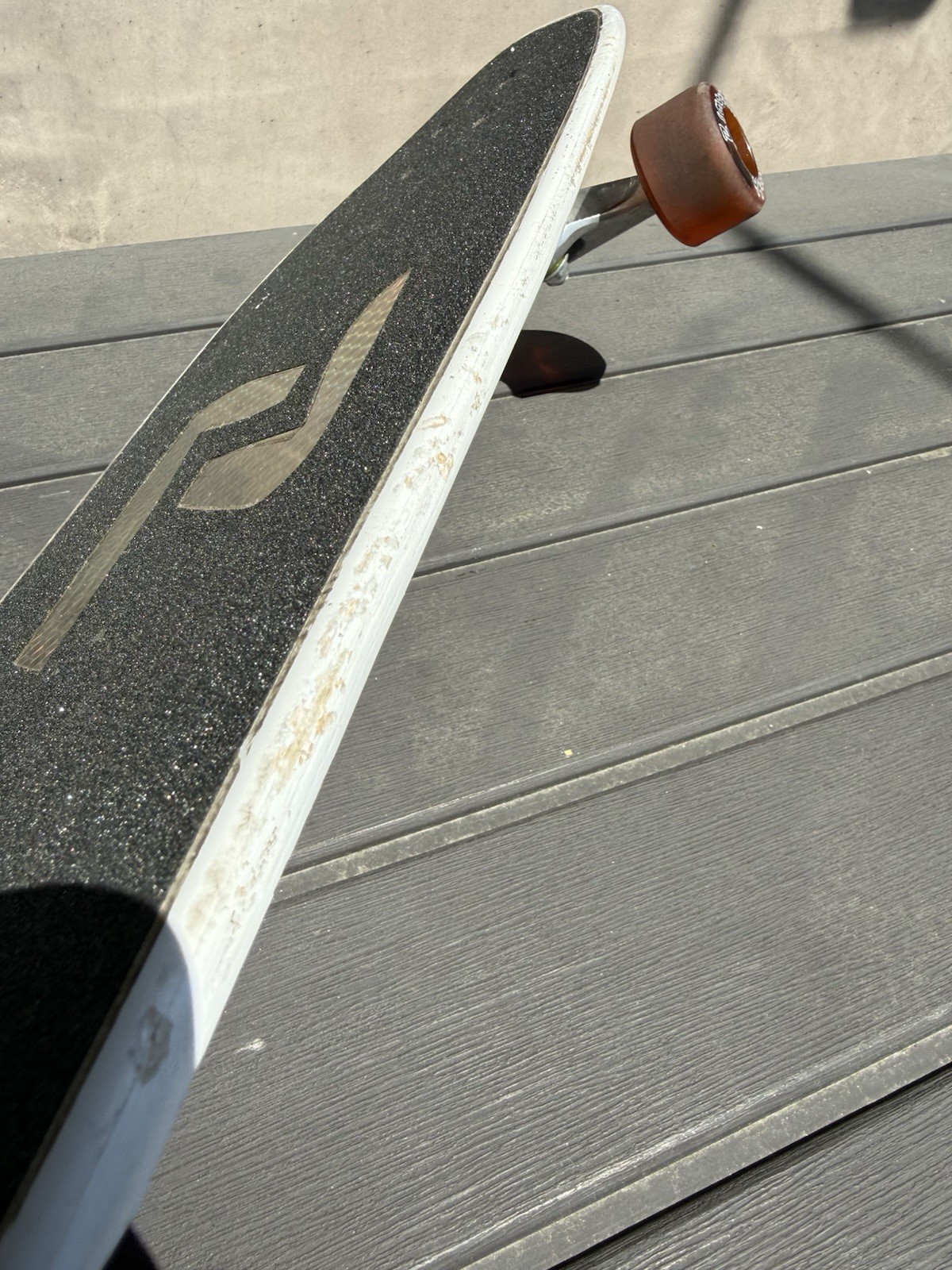 Z-Flex Jimmy Plummer Vintage Skateboard White COMPLETE Board