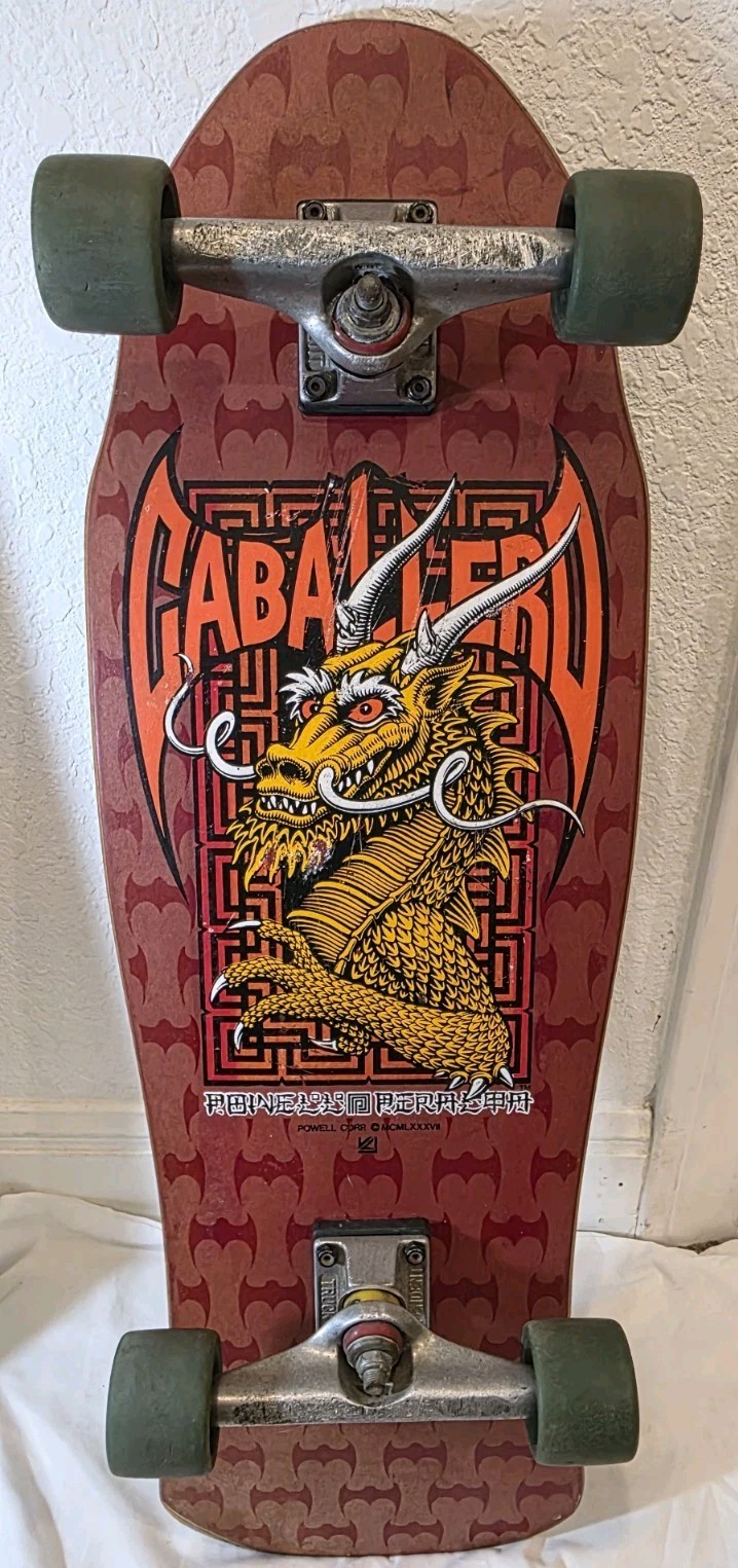 Vintage Powell Peralta 1980s XT DRAGON AND BATS Complete