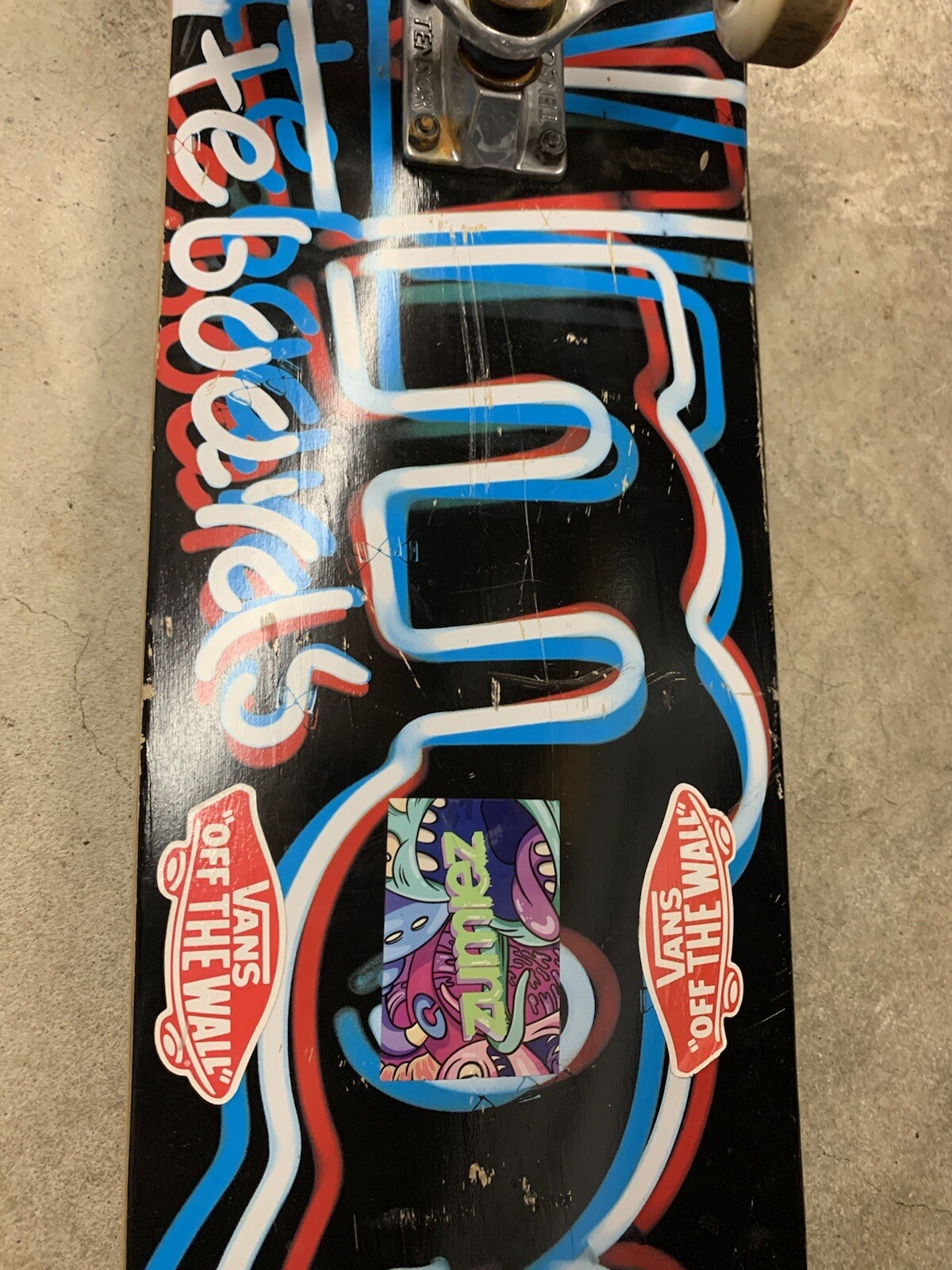 MULLEN Almost Skateboard with Tensor Trucks *ONE WHEEL NEEDS NEW BEARINGS*