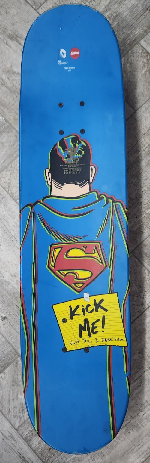 Almost Skateboards Rodney Mullen Superman DC Comics Plus Bonus Deck 2 boards