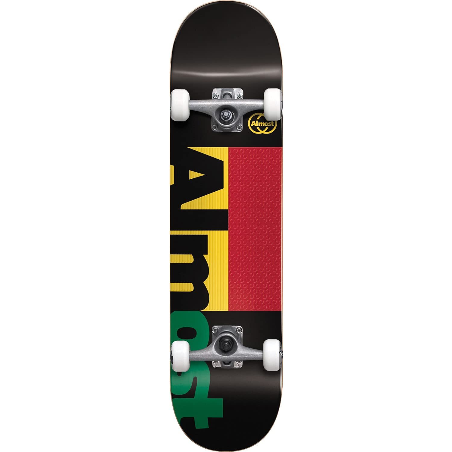 Almost Ivy League Black Mini Complete Skateboard First Push Premium – 7.37&Prime;