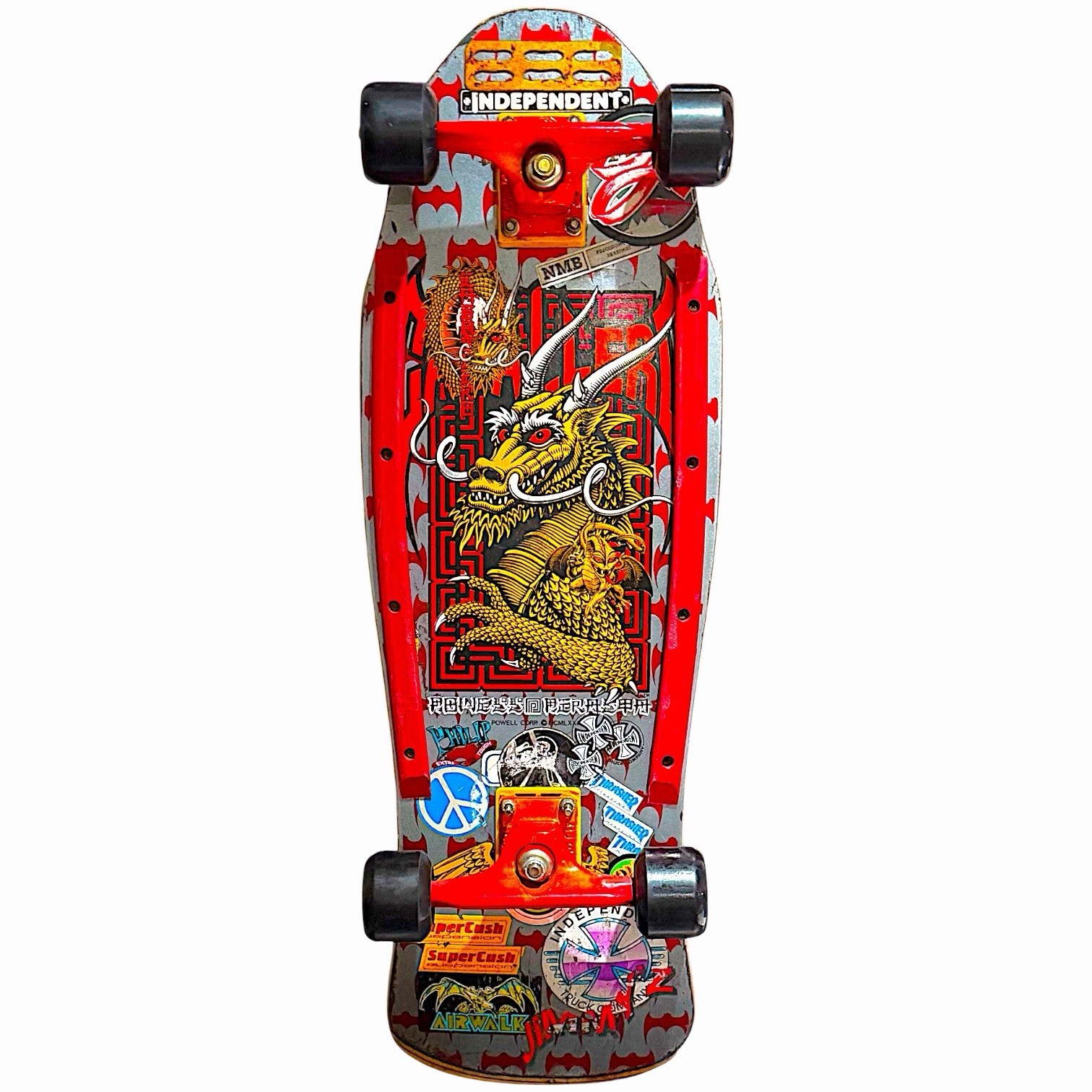 Vintage Original Powell Peralta 1980s Skateboard Complete Steve Caballero Dragon