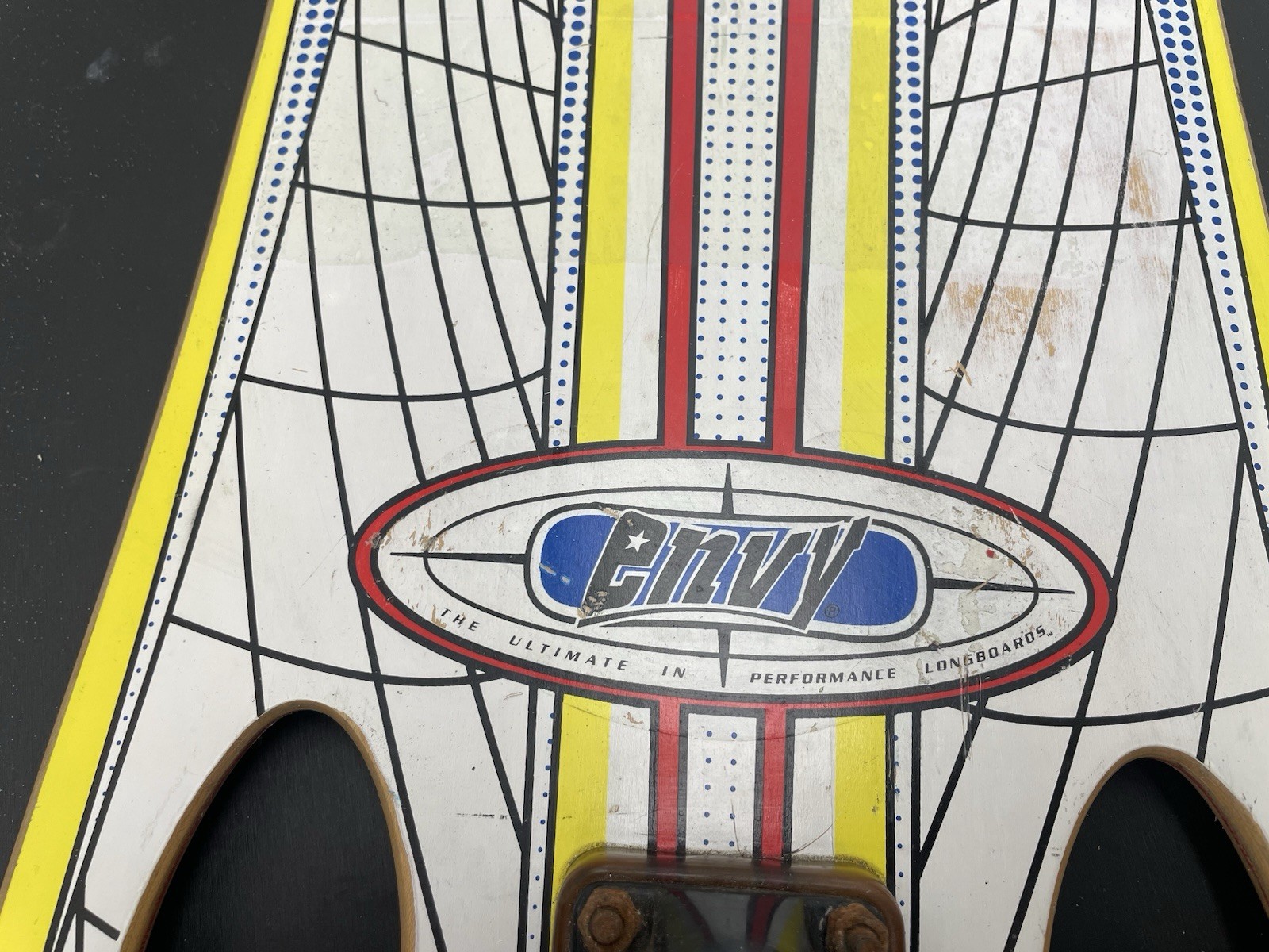 Vintage ENVY Xp Series Twin Tip 45” Longboard, Rare, Original Trucks + Wheels