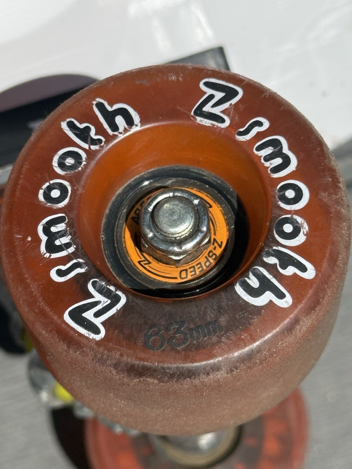 Z-Flex Jimmy Plummer Vintage Skateboard White COMPLETE Board