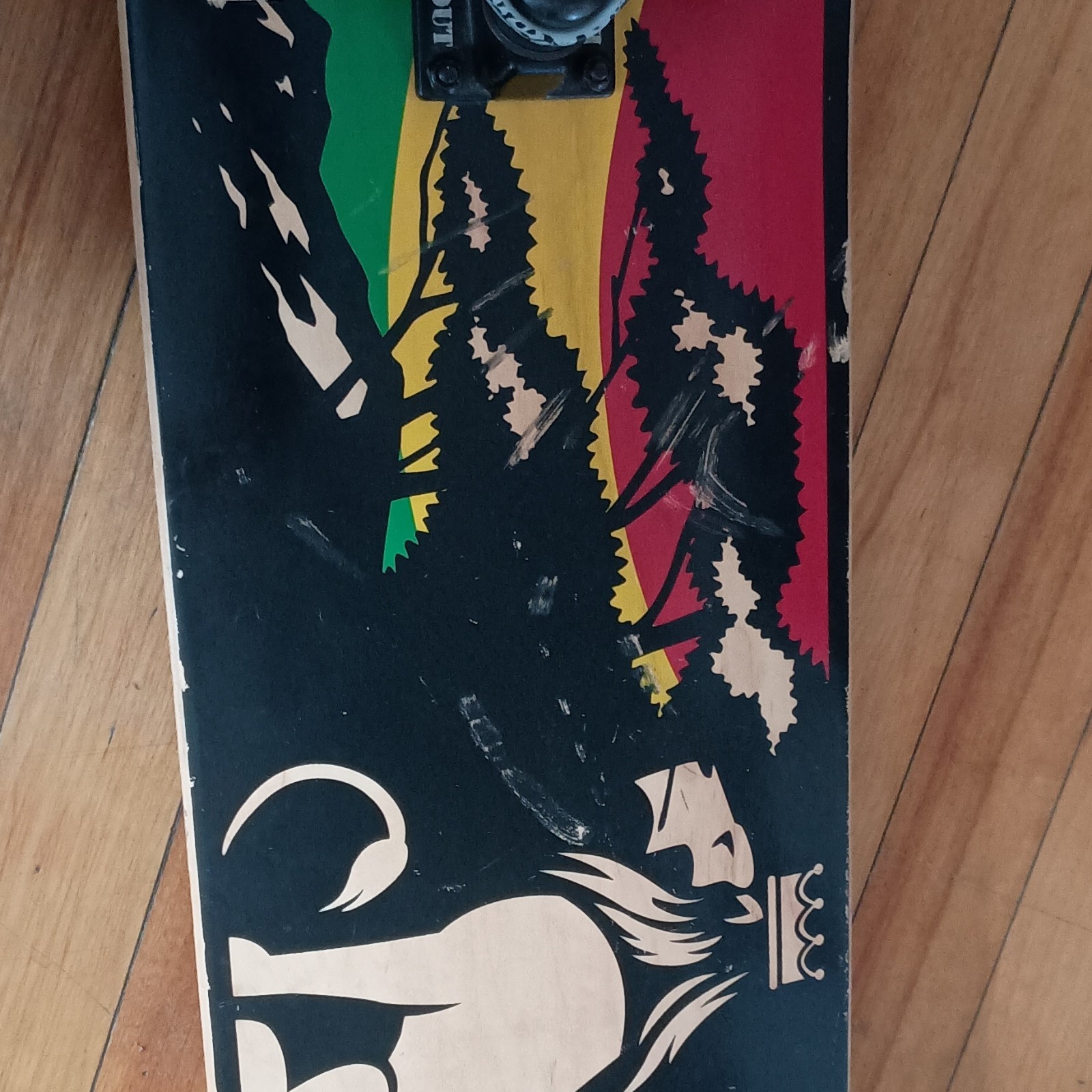Vintage Element Push For Peace Rasta Complete Skateboard